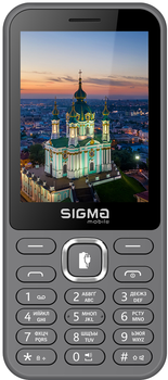 Мобильный телефон Sigma mobile X-Style 31 Power Type-C Grey (4827798855034)