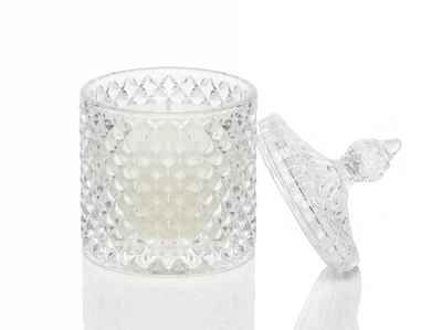 Свічка ароматизована в склі Bartek Candles Кристал біла 180г.