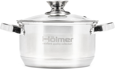 Кастрюля с крышкой Hölmer Tasty Life CR-12527-SS 2.7 л (CR-12527-SS)