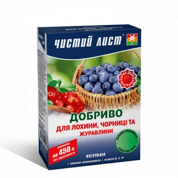 Удобрение Чистый лист для голубики, черники и брусники 300 г