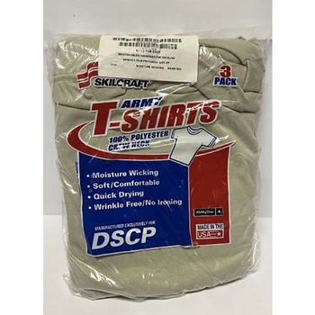 Универсальная футболка армии США SkilCraft Quick Dry Moisture Wicking размер L цвет Desert Tan Бежевый