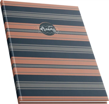 Канцелярська книга Аркуш А4 в клітинку 80 аркушів Смужки (1В2397)