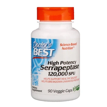 Серрапептаза Doctor's Best, 90 капсул (DRB-00231)