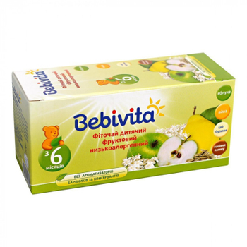 Дитячий чай Bebivita фруктовий низькоалергенний, 30 г (1424122)