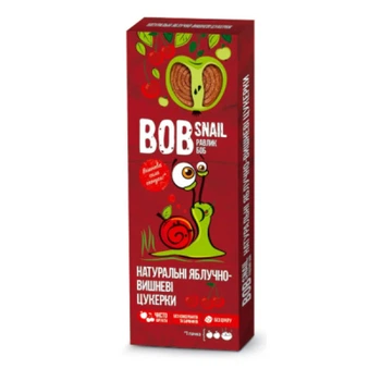 2шт, Конфета Bob Snail Улитка Боб яблочно-вишня 30 г (4820162520286)