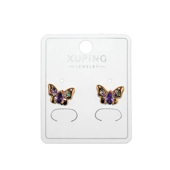 Сережки Xuping Jewelry "Яскравий метелик" позолота (104324)