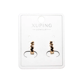 Сережки Кафи Xuping Jewelry "Класика" позолота (104331)