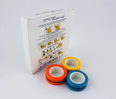 Спиннер магнитный Stress relief Magnetic ring Магнитные кольца 3 шт Мультицвет (107622)