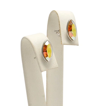 Серьги Xuping Jewelry "Yellow stone" серебро (069791)