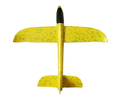 Самолет планер "Yellow glider" метательный, Большой размах крыльев (080710)