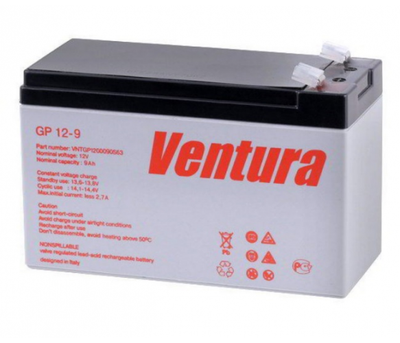 Аккумулятор Ventura GP 12-9 AGM - AGM на 12 В 9 ампер-часов