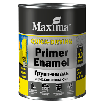 Грунт-емаль Maxima швидкосохнуча Хакі матова 0.75кг