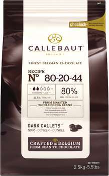 Шоколад Callebaut Темний Power 80 2.5 кг (5410522512977)