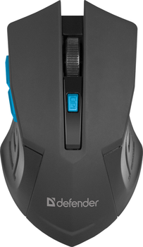 Мышь Defender Accura MM-275 Wireless Black/Blue (52275)