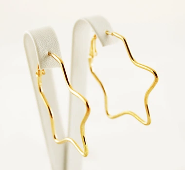 Сережки YiJing Jewelry "Stars" позолота (082325)