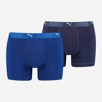 Набір трусів боксерів чоловічих Puma Sport Cotton Boxer 2P 93552102 S 2 шт Blue combo (8720245255561)