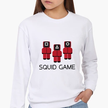 Свитшот женский Солдаты Игра в кальмара (Squid Game) (8771-3364-1) Белый XS