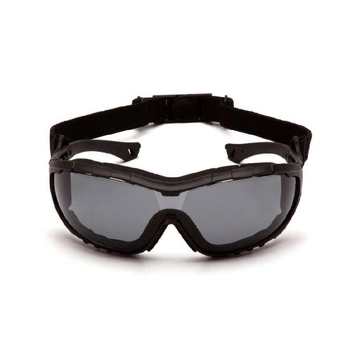 Баллистические очки с уплотнителем Pyramex V3T Gray (Anti-Fog)