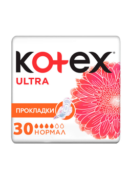 Гігієнічні прокладки Kotex Normal Ultra Quadro, 30 шт.