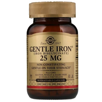 Залізо Solgar (Gentle Iron) 25 мг 90 капсул SOL01249