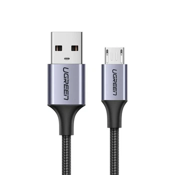 Кабель UGREEN US290 USB 2.0 to Micro-USB QC3.0 2A 1m Black (60146)