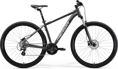 Велосипед гірський MERIDA, BIG.NINE 15, MATT ANTHRACITE(SILVER), 2022