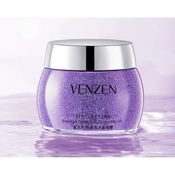 Гель для очищення обличчя VENZEN Perilla Clean Bamboo Charcoal Cleansing Gel, з бамбуковим вугіллям, 120г
