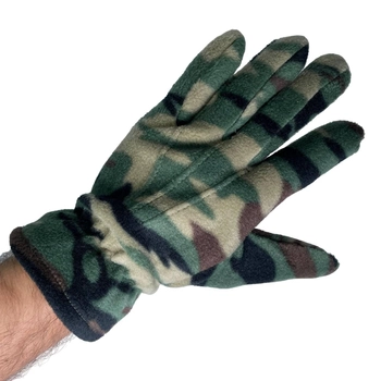 Флисовые перчатки REIS тактические камуфляж XL
