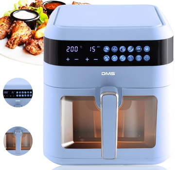 Мультипіч аерогритюрка аерогриль DMS HFG 7B 7л Blue