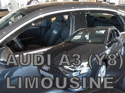 Дефлекторы окон (ветровики) HEKO для Audi A3 (Y8) 2020+ 4D вставные 4 шт Limousine