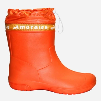 Женские резиновые сапоги низкие Jose Amorales 119305 40 25.5 см Оранжевые (2201193054001)