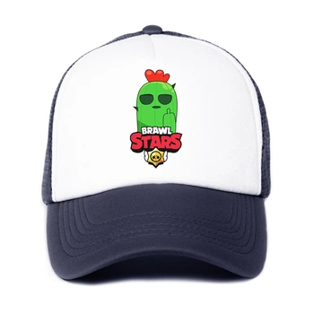 Кепка Тракер дитяча Бравл Старс Спайк (Brawl Stars Spike) (33404-1013-3) 52-57 см Темно-синій