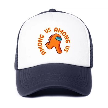 Кепка Тракер дитяча Амонг Ас Помаранчевий (Among Us Orange) (33404-2408-3) 52-57 см Темно-синій