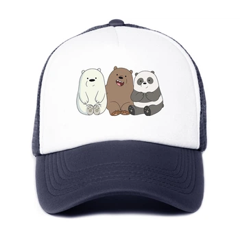 Кепка Тракер детская Вся правда о медведях (We Bare Bears) (33404-1774-3) 52-57 см Темно-синий