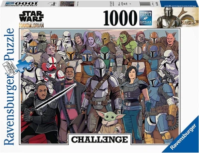 Пазл Ravensburger Challenge Star Wars Baby Yoda Звездные войны Малыш Йода 1000 шт. (‎‎16770)