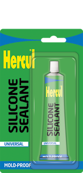 Герметик силиконовый HERCUL UNIVERSAL прозрачный 50 мл