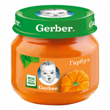 Дитяче пюре Gerber гарбуз 80 г (1227137)