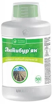Гербіцид суцільної дії Антибур'ян UKRAVIT 500 мл