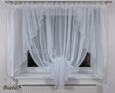 Штора-вуаль Verona Lisbona 155 х 400 см (0645760815077W) білий