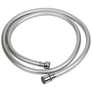 Шланг для душу AQUATICA 1/2" PVC 3-х шаровий з підшипником сріблястий (XB-0173)