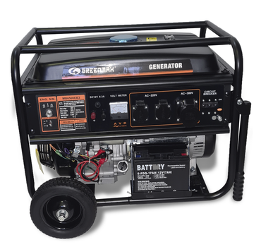 Бензиновый генератор GREENMAX MB6500EB3 5,0/5,5 кВт 220В/380В