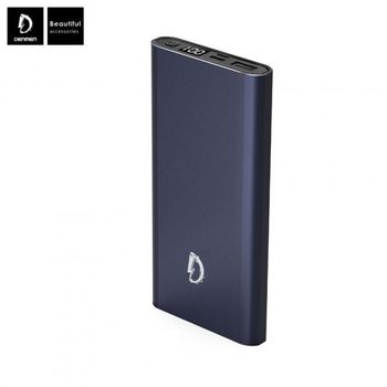 УМБ зовнішній акумулятор Powerbank Denmen DP 01 портативний зарядний пристрій повер банк павербанк швидкого заряджання на 10000 маh з LED дисплеем