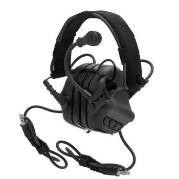 Активные наушники Opsmen Earmor M32 Black + Крепление на каску с планкой Пикатинни (150212)