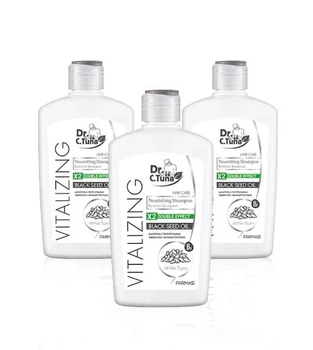 Шампунь с черным тмином Vitalizing Dr. C.Tuna Farmasi, 3 шт х 500 мл