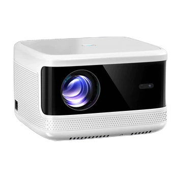 Мультимедийный портативный Android Full HD LED проектор для домашнего кинотеатра с WiFi, Bluetooth и динамиком Everycom T5 (android version) White 212 х 195 х 135 мм