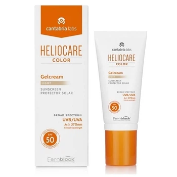 Солнцезащитный гель-крем с тоном SPF 50 Cantabria Labs Heliocare светлый 50 мл.