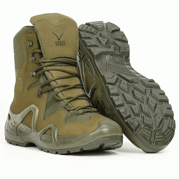 Берці чоловічі зимові непромокаючі черевики Vogel Olive 43 розмір