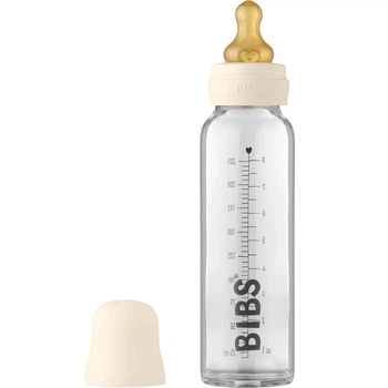 Дитяча склянна пляшечка BIBS Ivory 225 мл.