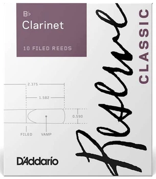 Трость для кларнета Bb D'ADDARIO Reserve Classic Bb Clarinet #4.0 (1шт)