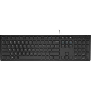 КЛАВІАТУРА DELL KB216 UKR BLACK (580-AHHD)